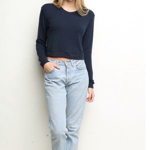 brandy Melville-navy long sleeve